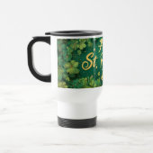 Mug De Voyage Joyeux design de trèfle de la Saint-Patrick (Gauche)