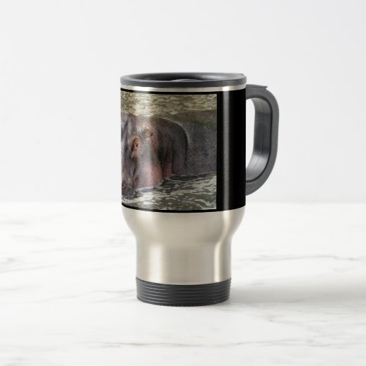 Mug De Voyage Joyeux Hippo (Devant droit)