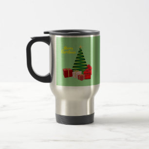 Mug De Voyage Joyeux Noël ~ Arbre avec cadeaux