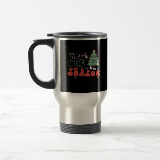 Mug De Voyage Joyeux Noël, c'est la saison (Gauche)