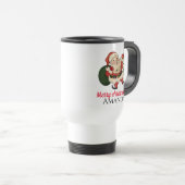 Mug De Voyage Joyeux Noël père Noël et cadeau (Devant droit)