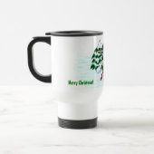Mug De Voyage Joyeux Noël ! Snowman avec amis (Gauche)