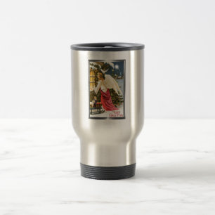 Mug De Voyage Joyeux Noël Vintage Noël Angel Design