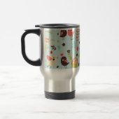 Mug De Voyage Joyeux oiseaux dans les champs de fleurs (Gauche)