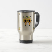Mug De Voyage jumeaux émoji (Devant droit)