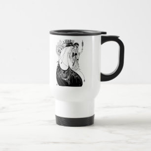 Mug De Voyage Jupe Peacock Beardsley Art Nouveau