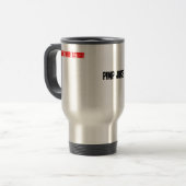 Mug De Voyage Jus de souteneur, boisson avec le cation ! , (Devant gauche)