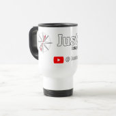 Mug De Voyage Justa Jer Logo Coupe (Devant gauche)