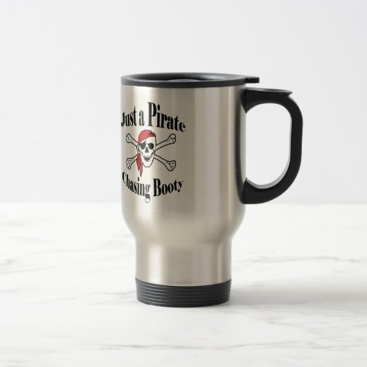Mug De Voyage Juste un pirate à la recherche d'un chou (Droit)