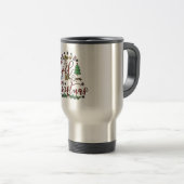 Mug De Voyage Juste une fille qui aime Noël (Devant droit)