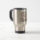 Mug De Voyage Juste une fille qui aime Noël (Devant gauche)
