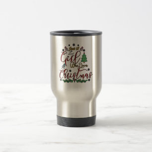Mug De Voyage Juste une fille qui aime Noël