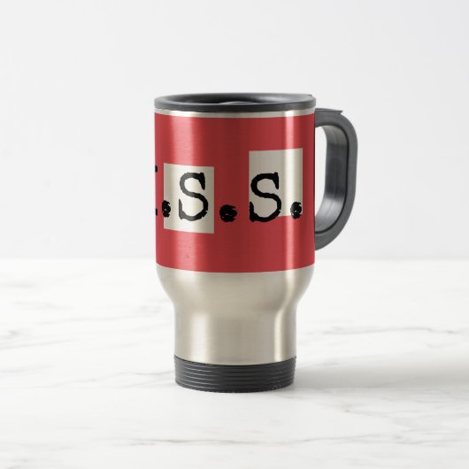 MUG DE VOYAGE K.I.S.S. (Devant droit)