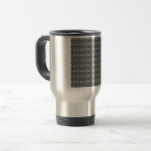 Mug De Voyage Kaléidoscope gris (Devant gauche)