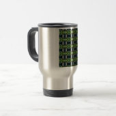 Mug De Voyage Kaleidoscope Grün (Devant gauche)