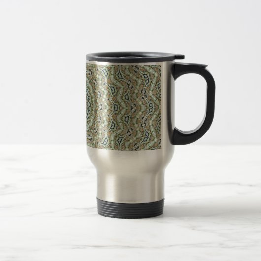 Mug De Voyage Kaleidoscope vert (Droit)