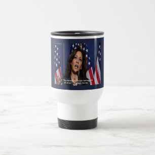Mug de voyage Kamala Harris & Rêve Américain