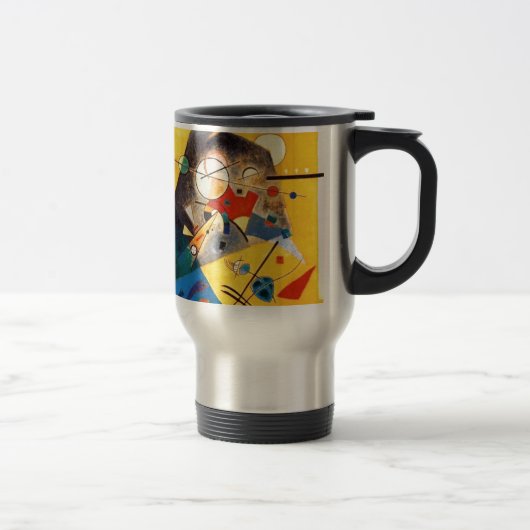 Mug De Voyage Kandinsky Harmonie calme Art Abstrait (Droit)