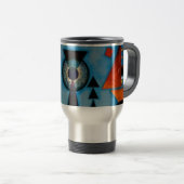 Mug De Voyage Kandinsky Soft Hard Abstrait (Devant droit)
