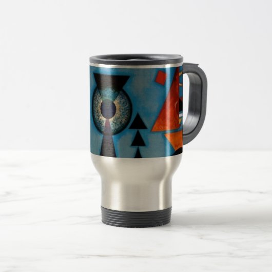 Mug De Voyage Kandinsky Soft Hard Abstrait (Devant droit)