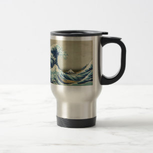 Mug De Voyage Katsushika Hokusai : La Grande Vague à Kanagawa
