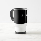Mug De Voyage Kayaking Heartbeat (Devant gauche)