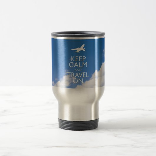 MUG DE VOYAGE KEEP CALM ET TRAVEL (Centre)
