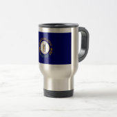 Mug De Voyage Kentucky : Drapeau d'État américain du Commonwealt (Devant droit)