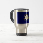 Mug De Voyage Kentucky : Drapeau d'État américain du Commonwealt (Devant gauche)
