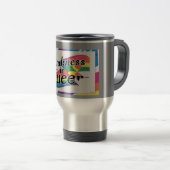 Mug De Voyage Kindness is Queer - Conçu par ShelloCB (Devant droit)