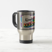 Mug De Voyage Kindness is Queer - Conçu par ShelloCB (Devant gauche)
