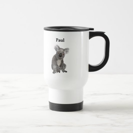 Mug De Voyage Koala personnalisé (Droite)