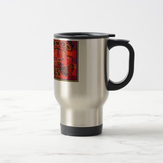 Mug De Voyage Kuna Iguana Mola (Droit)