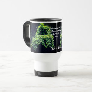 Mug De Voyage La Beauté Dans La Nature Vine Citation Inspirante