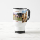 Mug De Voyage La beauté de la boue des chevaux (Devant droit)
