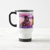 Mug De Voyage La beauté de la boue des chevaux (Gauche)