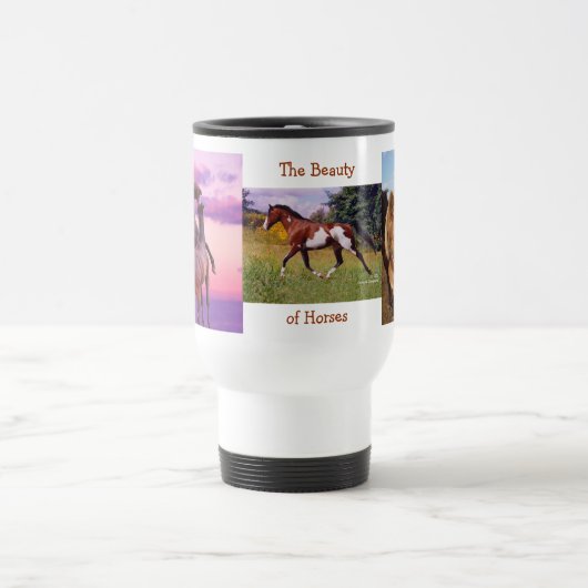 Mug De Voyage La beauté de la boue des chevaux (Centre)