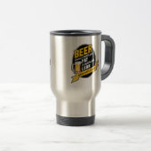 Mug De Voyage La Bière Vous Rend Lean (Devant droit)