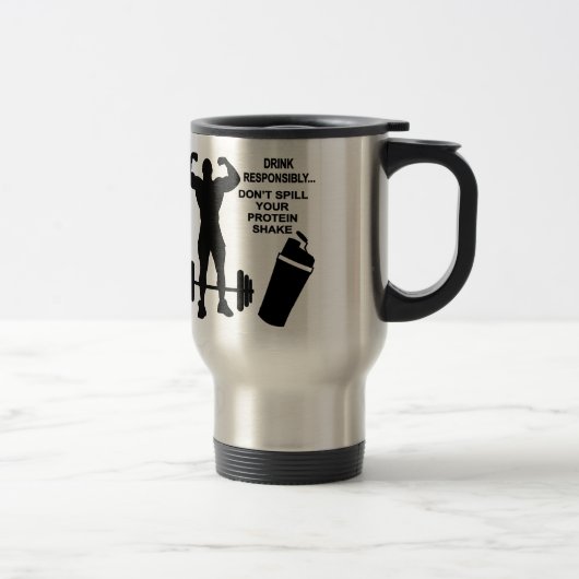 Mug De Voyage La boisson de façon responsable ne renversent pas (Droit)
