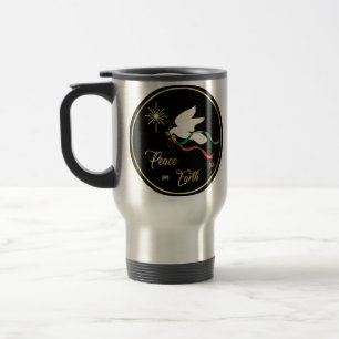 Mug De Voyage La Colombe Blanche Propage La Paix Sur Terre