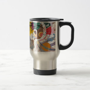 Mug De Voyage La courbe dominante de Kandinsky Abstraite
