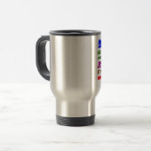 Mug De Voyage La danse carrée n'est pas simplement danse qu'elle (Devant gauche)