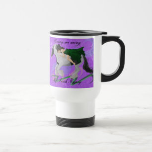Mug De Voyage La femme attaquent à cheval