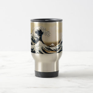 Mug De Voyage La Grande Vague au large de Kanagawa Hokusai, art 
