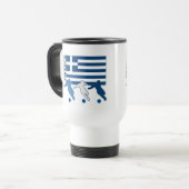Mug De Voyage La Grèce - footballeurs (Devant gauche)
