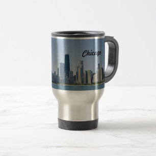 Mug De Voyage La ligne aérienne de Chicago