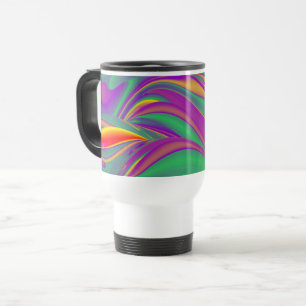 Mug De Voyage La magie des couleurs, Abstrait Rainbowart 3D