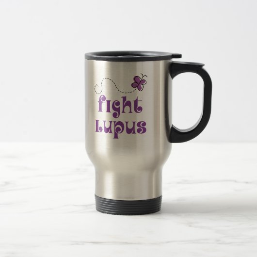 Mug De Voyage La maladie de lupus de combat (Droit)