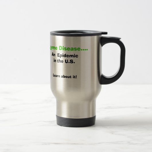 Mug De Voyage La maladie de Lyme… une épidémie aux USA (Droit)