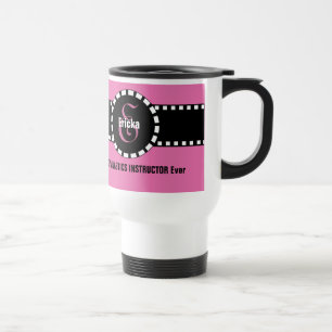 Mug De Voyage La meilleure coutume V1 de monogramme